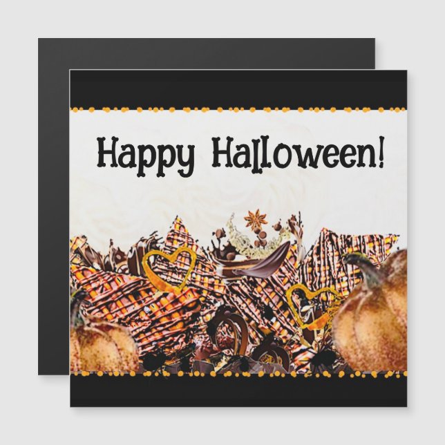 HALLOWEEN! MAGNETKARTE (Vorne/Hinten)