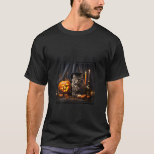 Halloween Maine Coon Black Liebe Pumpkins Cat V Ne T-Shirt