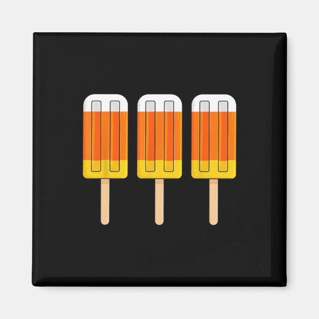 Halloween Mais Spaß Eis Creme Popsicles Magnet (Vorne)