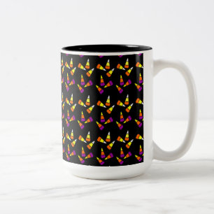 Halloween-Mais-Tasse Zweifarbige Tasse