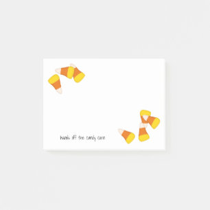 Halloween-Maisstücke Post-it Klebezettel