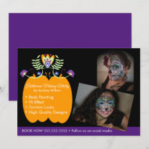 Halloween Makeup Artist Booking Business