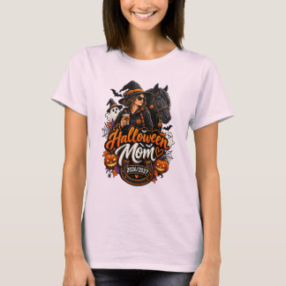 Halloween-Mama 2026 2027 – Gruselige Pferdemama Ha T-Shirt
