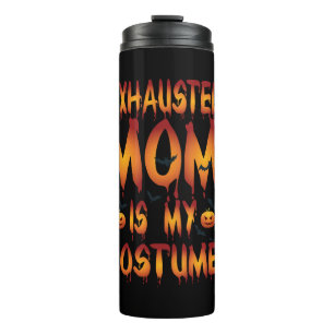 Halloween-Mama ist mein Kostüm Thermosbecher