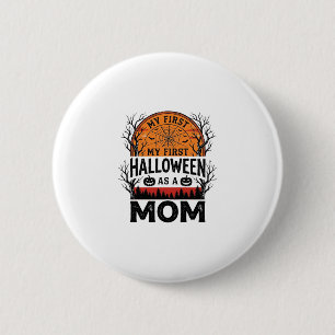 Halloween-Mama mein erstes gruseliges Vintage_1 Button
