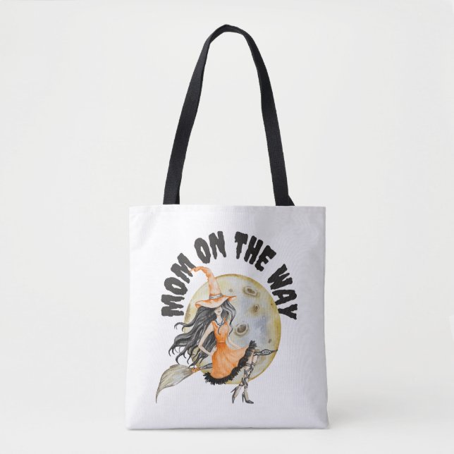 Halloween-Mama Tasche (Vorderseite)
