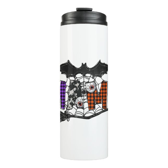 Halloween Mama Thermosbecher (Vorderseite)