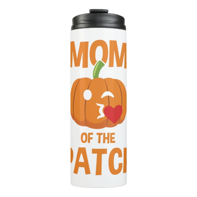 Halloween-Mama Thermosbecher (Vorderseite)