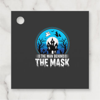 Halloween Man Behind the Mask Haunted House Geschenkanhänger