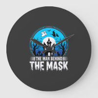 Halloween-Mann hinter der Maske Spukhaus