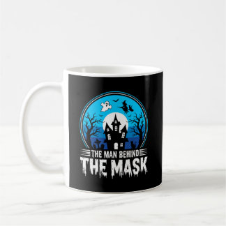 Halloween Mann hinter der Maske Spukhaus Kaffeetasse