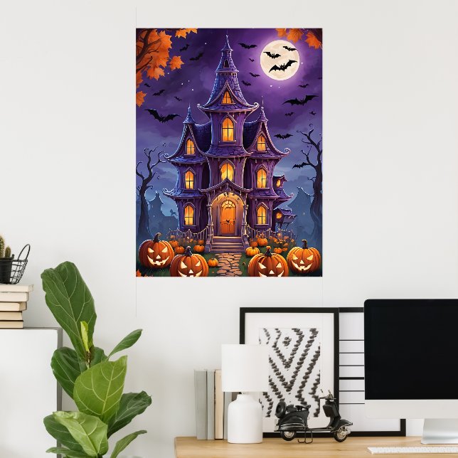 Halloween-Manor Poster (Heimbüro)