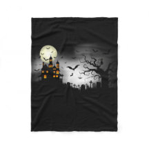Halloween Mansion Blanket
