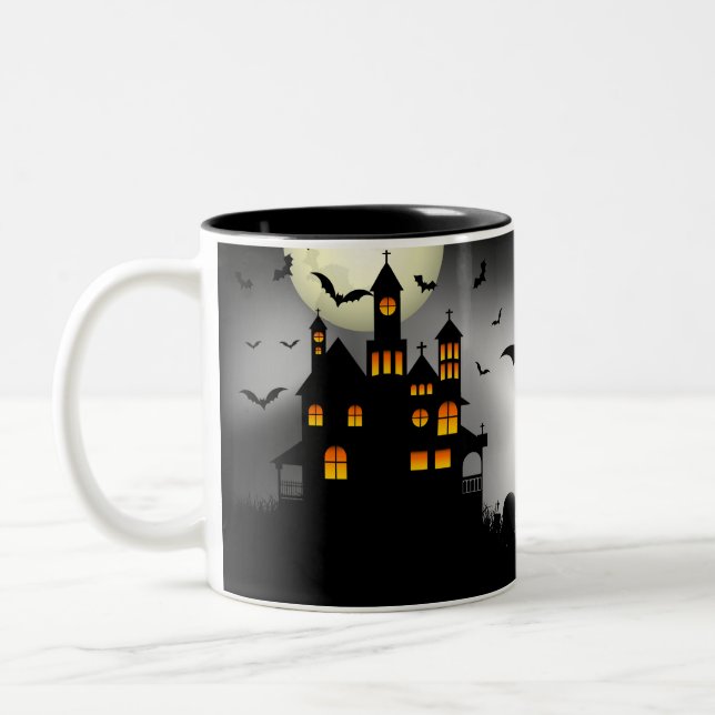 Halloween Mansion Mug (Gauche)
