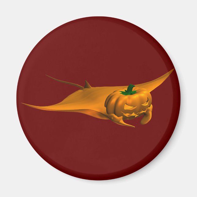 Halloween Manta Ray Magnet (Vorne)