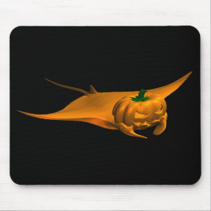 Halloween Manta Ray Mousepad