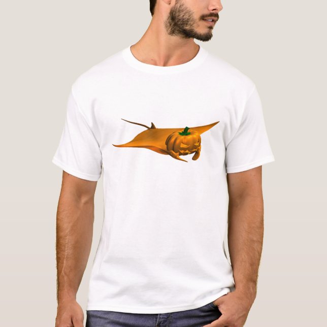 Halloween Manta Ray T-Shirt (Vorderseite)