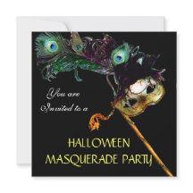 HALLOWEEN MASKENBALL,Schwarz gelb blau