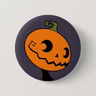 Halloween-Maskottchen-Knopf Button