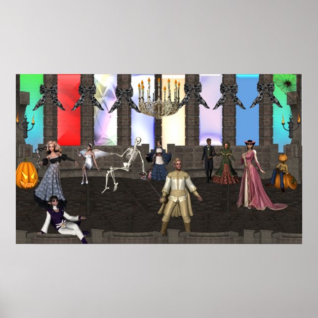 Halloween Masquerade Poster (Vorne)