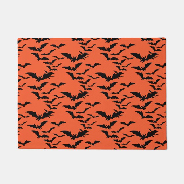 Halloween-Mat-Fledermäuse Fußmatte (Vorderseite)