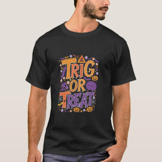 Halloween Mathematik Trig oder Leckerei Lehrer Kos T-Shirt