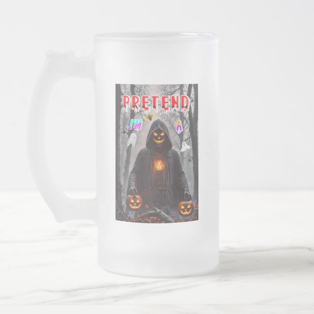 Halloween Mattglas Bierglas (Links)