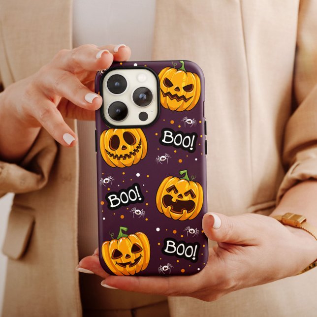 Halloween méchant coque iphone Citrouille Mate (Créateur téléchargé)