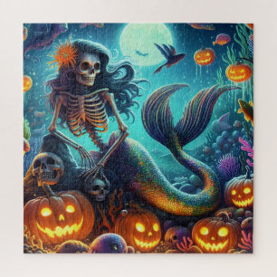 Halloween Meerjungpuzzle