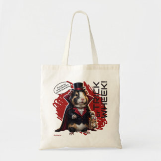 Halloween Meerschweinchen, Dracula, Süßigkeiten od Tragetasche