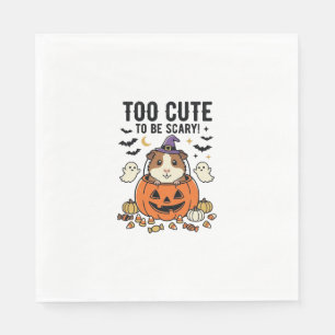 Halloween Meerschweinchen zu süß, um gruselig zu s Serviette