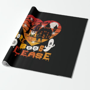 Halloween Mehr Boos bitte Geschenkpapier