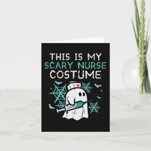 Halloween Mein Beängstigendes Krankenkostüm Funny  Karte
