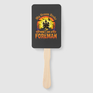 Halloween Mein Besen Brach Vorarbeiter Hexe Fächer