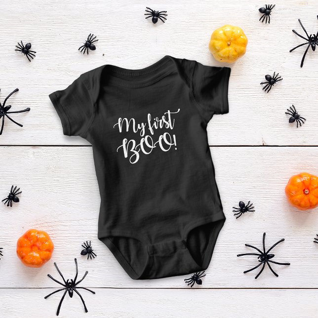 Halloween Mein erster Boo! Baby Strampler (Halloween My First Boo! Baby Bodysuit)