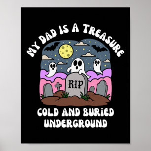 Halloween mein Vater ist eine kalte Untergrotte Poster
