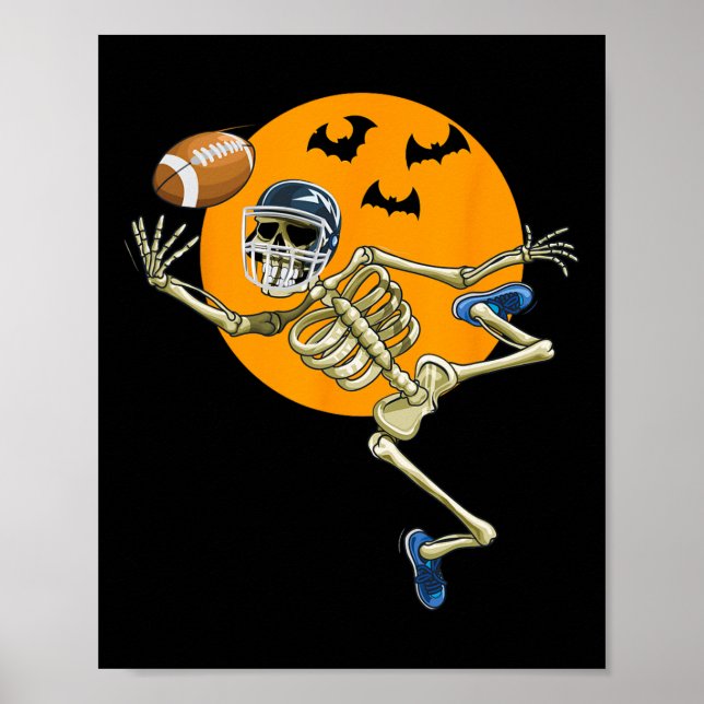 Halloween Men Boys Foot Poster (Vorne)
