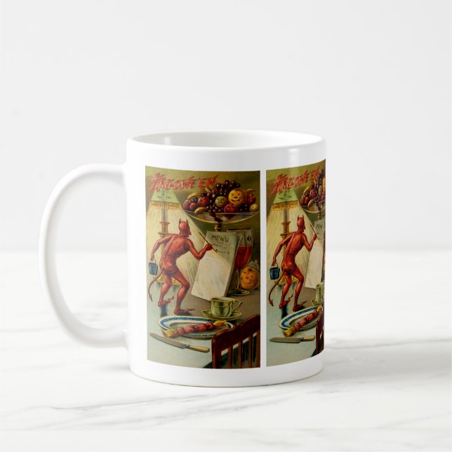 Halloween-Menü Kaffeetasse (Links)