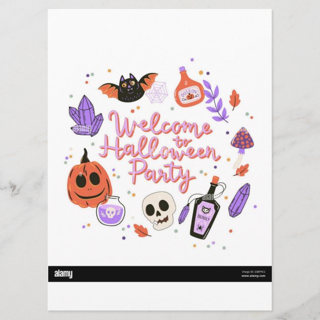 Halloween menus menükarte (Rückseite)