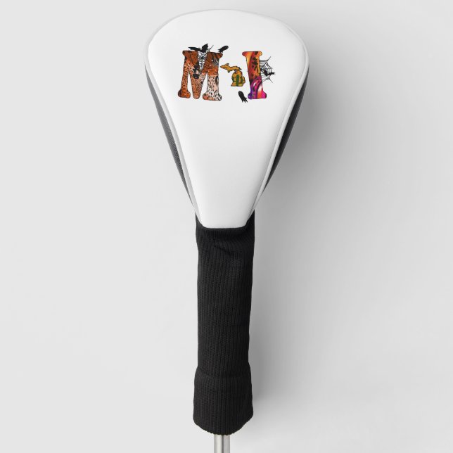 Halloween Michigan Golf Headcover (Vorderseite)