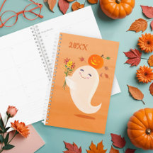 Halloween mignon fantôme et fleurs