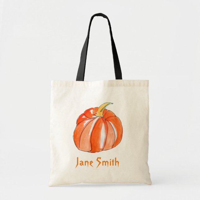 Halloween mignon sac de loot citrouille tour ou tr (Devant)