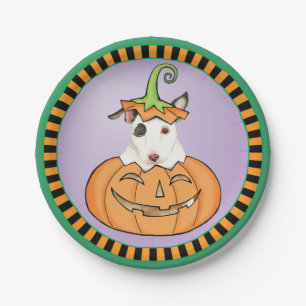 Halloween Mini Bull Terrier Paper Teller