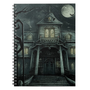 Halloween Mint Jungle Green Spuk Manor Notizblock