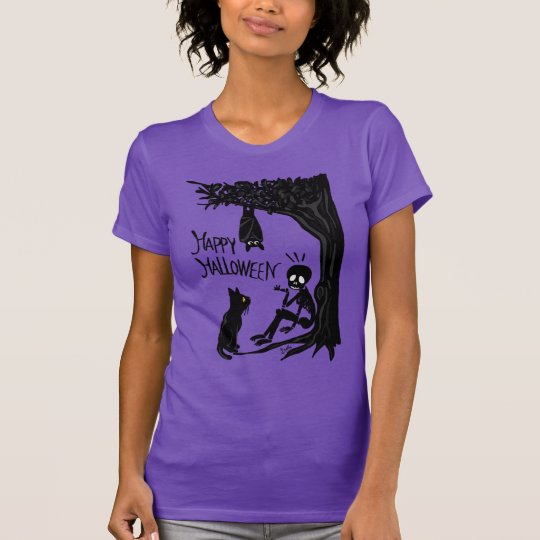Halloween mit dem Scull T-Shirt