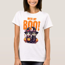 Halloween mit meinem Boo Cat Couple mit Pumpkin