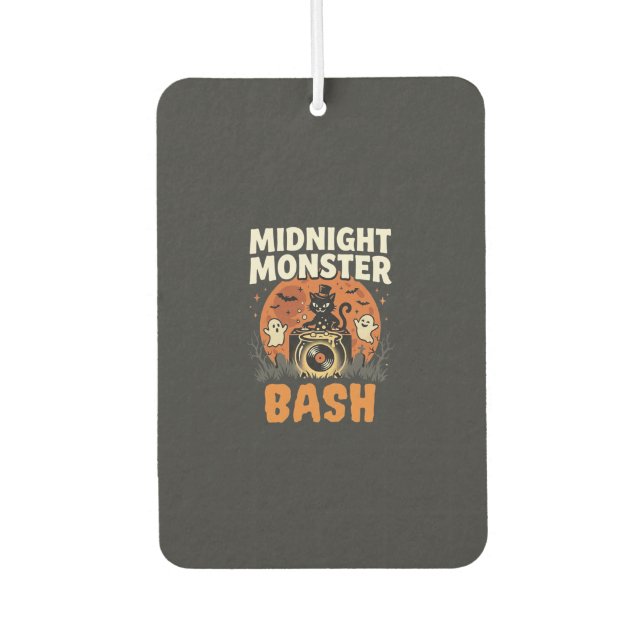 Halloween Mitternacht Monster Bash Autolufterfrischer (Vorderseite)