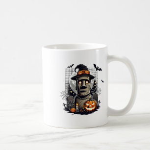 Halloween-Moai-Statue Antike Kultur Kaffeetasse