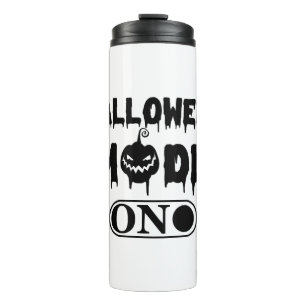 Halloween Mode On - Party Halloween Pumpkin Thermosbecher