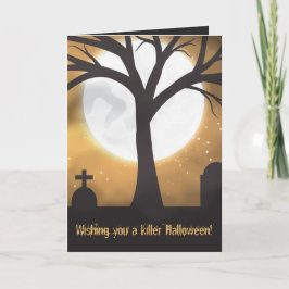 Halloween-Mond Karte